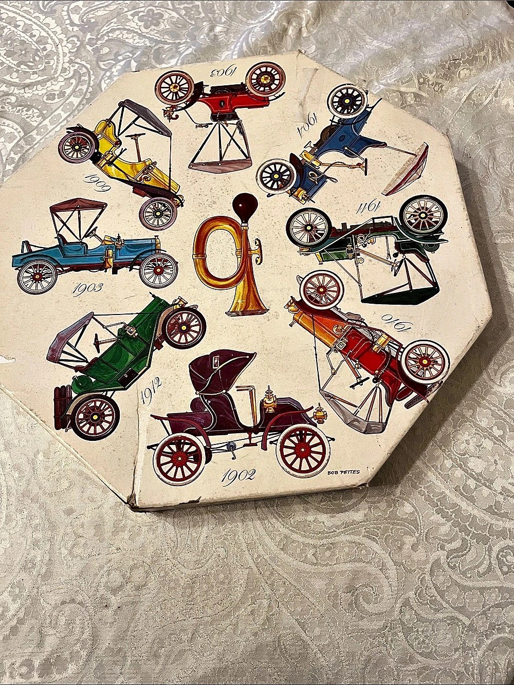 Bob Peeters Run-A-Bouts Antique Cars Antique Cars Jigsaw Puzzle Vintage!